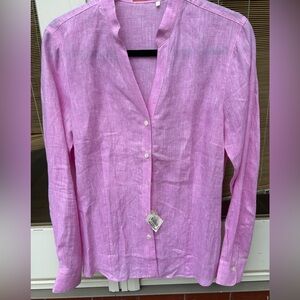 🎀NWT BRULI per MAUS AND HOFFMAN LINEN TOP NWT